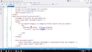 Create Quiz Application with Angular: ng-click