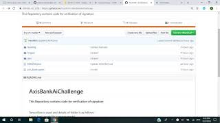 Signature verification model walkthrough