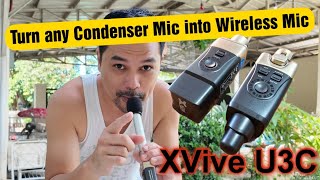 Turn Your Wired Condenser Microphone into Wireless with the Xvive U3C : Unboxing and Actual Test