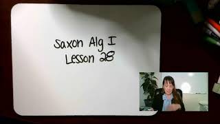 28 Saxon Algebra 1, Lesson 028, Fractional Parts of Numbers, Functional Notation