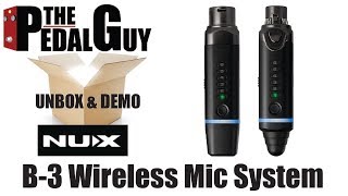 ThePedalGuy Unboxes and Demos the NuX B-3 Wireless Mic System