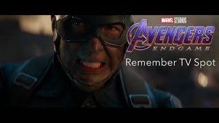 Avengers: Endgame -- "Remember" TV Spot (Fan Made)