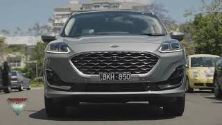 2021 All New Ford Escape Vignale Interior Exterior Driving in Australia