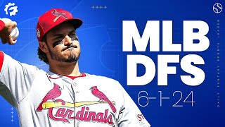 MLB DFS Picks & Strategy for DraftKings & FanDuel (6/1/24)