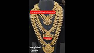 one gram gold jewellery | online jewellery shopping | guarantee jewels online | Shopping Snegithi