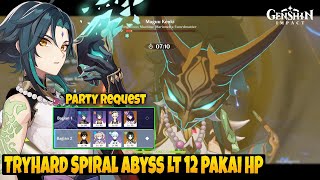 Tryhard Main Spiral Abyss di HP - Party Request By "BANG JEKI" Genshin Impact