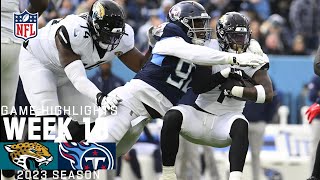Jacksonville Jaguars vs. Tennessee Titans | 2023 Week 18 Game Highlights
