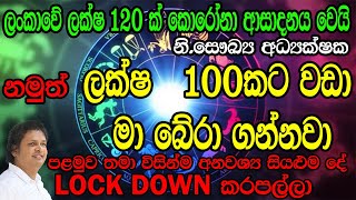 2023 ඔක්තෝම්බර්  30 දක්වා ,,,, ලංකාවෙත් ලෝකයෙත් ලක්‍ෂ ගණන් මිනිසුන් බේරා ගත හැකි මහා හෙළිදරව්ව​