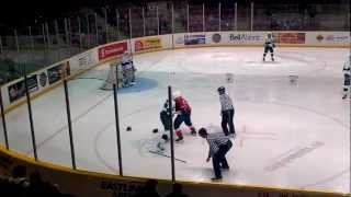 Summerside Western Capitals vs. Woodstock Slammers Fight #1