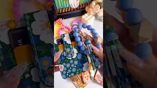 🌼✨Boho printed leather wallet and Silicone Bead Keychain