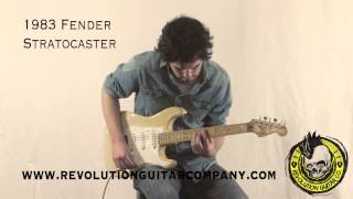 1983 Fender Stratocaster - THE REVOLUTION GUITAR COMPANY