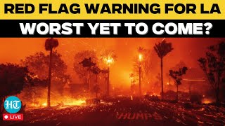 Los Angeles Fire 2025 Live | Santa Ana Winds Set to Fuel California Wildfires | US Wildfire News