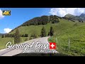 Driver's View: Driving the Gurnigel Pass from Bulle to Riggisberg, Switzerland🇨🇭