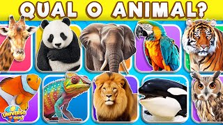 Adivinhe 33 Animais 🐘 Maratona dos Bichos 🦁 Desafio dos Bichos