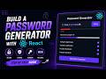 Build a Password Generator in React JS Beginner Friendly Project Tutorial