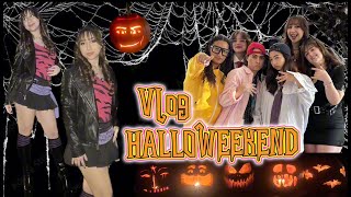 HALLOWEEK VLOG!! (DIY costume, sleepovers, party, volleyball)