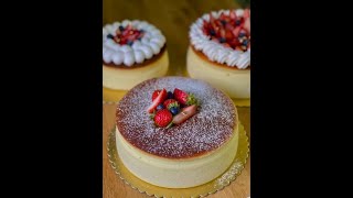 Classic cheesecake/ كعكة  الجبنة المخبوزة