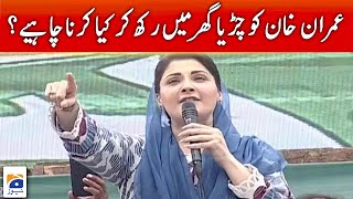 What should be done by keeping Imran Khan in the zoo?? - Maryam Nawaz | Geo News