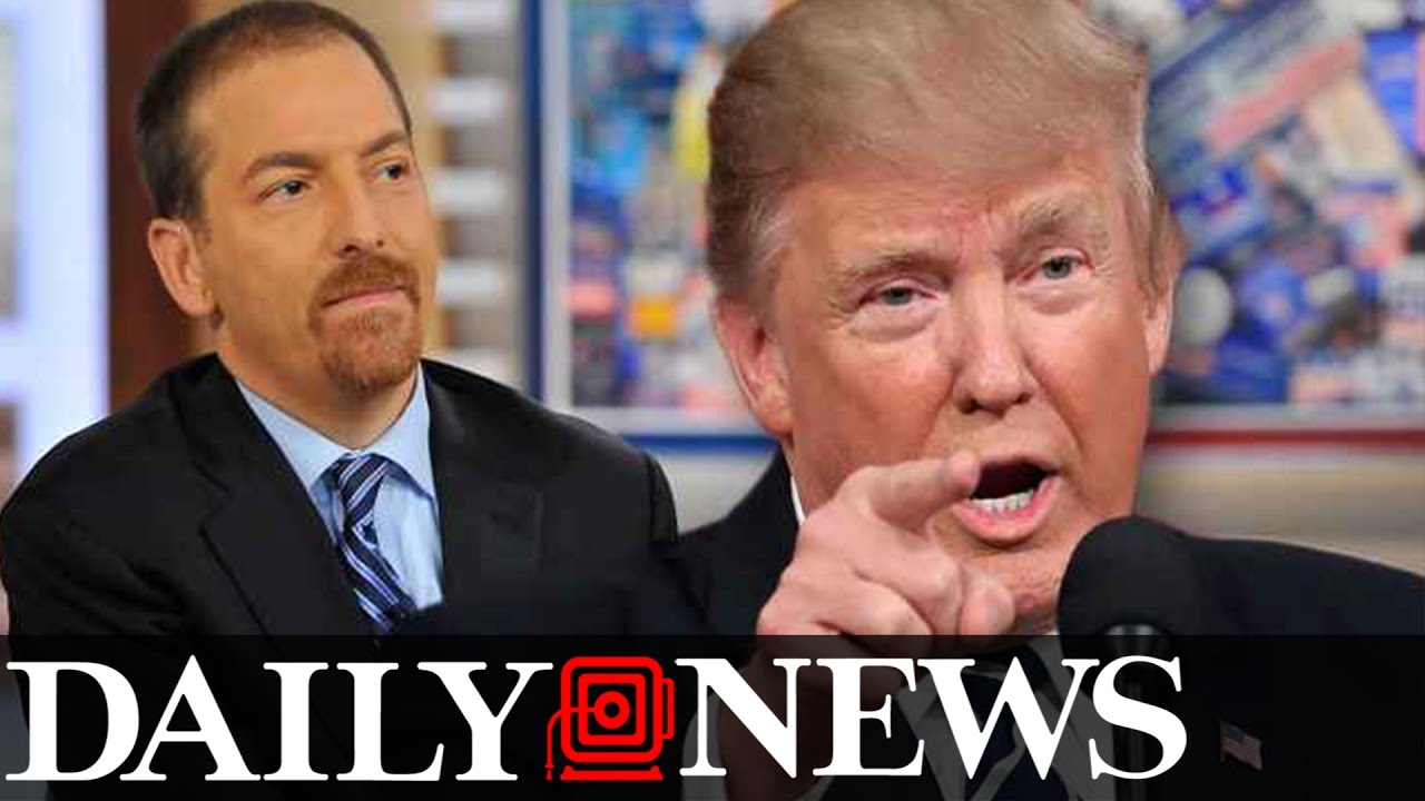 President Trump Calls NBC’s Chuck Todd "Sleepy Eyes" On Twitter - YouTube