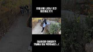 인왕산의 명언 제조기?(feat. 냥미꾸) #shorts  #인왕산 #등산