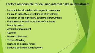 SJCTNC - DR.P.JAMES MARY-ECM620T-INVESTMENT MANAGEMENT-UNIT IV- RISK AND CAUSES OF RISKS