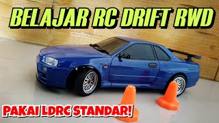 TUTORIAL DRIFTING PAKAI LDRC! BELAJAR RC DRIFT RWD!