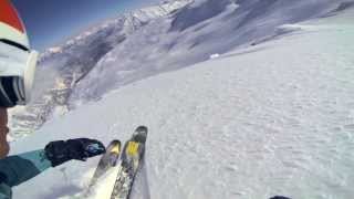 Solo Skiing - Austrian Alps, GoPro Hero 3 Black Edition