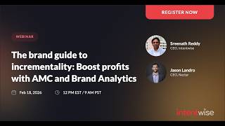 The brand guide to incrementality: Boost profits with AMC and Brand Analytics
