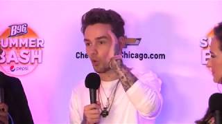 Liam Payne Backstage at the B96 Pepsi Summer Bash