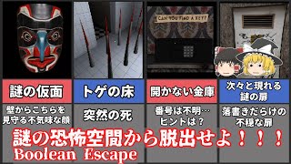 【日本語字幕付】謎の恐怖空間から脱出せよ！【Boolean Escape】【ゆっくり実況】【ホラーゲーム】