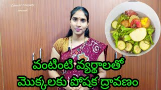 వంటింటి వ్యర్థాలతో పోషక ద్రావణం|Liquid fertilizer with kitchen waste|Best organic liquid fertilizer