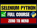 Selenium Webdriver with Python Complete Course for Beginners