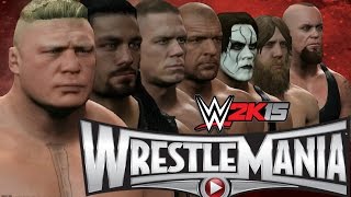 WWE 2K15 WrestleMania 31 Simulation