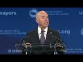 dhs secretary mayorkas delivers remarks to the us conference of mayors winter meeting 1 19 2023