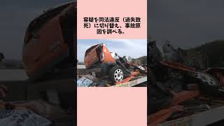 昼前に信号待ちしていたトラック運転手、青信号になって発進…女性は倒れてトラックの下敷きに #雑学  #shorts #事故