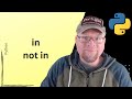 Python Tutorial #17: in and not in  🐍