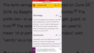 What is Xenogender?