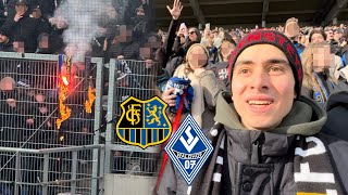 Derby 🔥 Fanmaterial brennt + Fanmarsch💥 | 1.FC SAARBRÜCKEN vs SV WALDHOF MANNHEIM | Stadionvlog