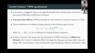 Efficient Estimation for Staggered Rollout Design