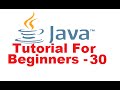 Java Tutorial For Beginners 30 - Recursion in java