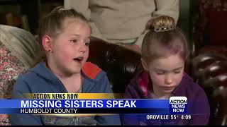 Missing Humboldt County sisters speak out after being found