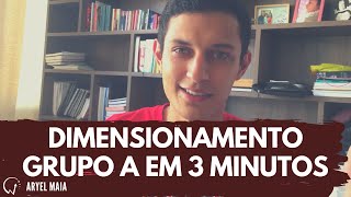 Dimensionamento Grupo A em 3 Minutos | Aryel Maia