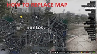 How to replace current game map with the L.A/L.S  Maps  GTA V