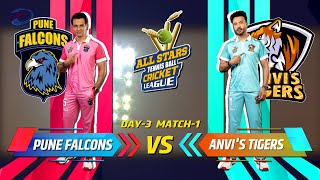 ALL STARS TENNIS BALL CRICKET LEAGUE | SEASON 1 | DAY 3 | MATCH 1