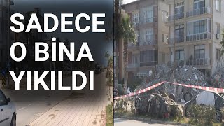 @NTV  Caddedeki hiçbir bina yıkılmadı, bir tek Eda Apartmanı yıkıldı