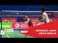 SF | MS | Anthony Sinisuka GINTING (INA) vs. Kento MOMOTA (JPN) | BWF 2019