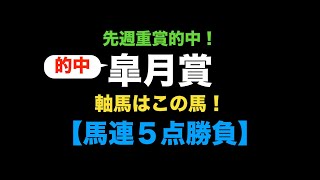 皐月賞2019【最終見解】馬連５点勝負！