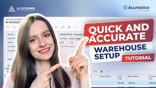 How to Create a Warehouse in Acumatica Cloud ERP | Tutorial