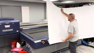 I helped customer set up Vanguard printer running double sided Coro in 3 minutes