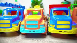 Пластиковые игрушечные грузовики  Какой подарок сделать ребенку Выбираем машинку